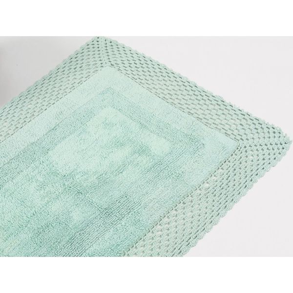 Набор ковриков Irya - Lizz mint ментоловый 70*100+45*65 svt-2000022213943 фото