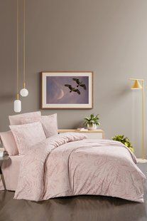 Постільна білизна First Choice Cotton Satin євро Lucas Powder 41045-К фото