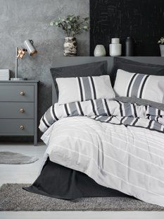Постельное белье Cotton Box Nordek Nobby Antrasit евро 1102816 фото