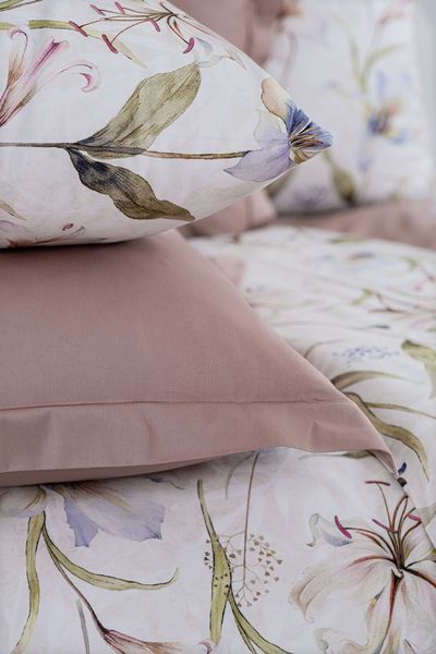 Комплект постільної білизни Saheser Digital Satin Carmela євро 41683-К фото