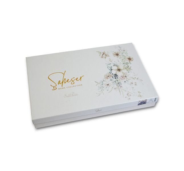 Комплект постільної білизни Saheser Digital Satin Carmela євро 41683-К фото