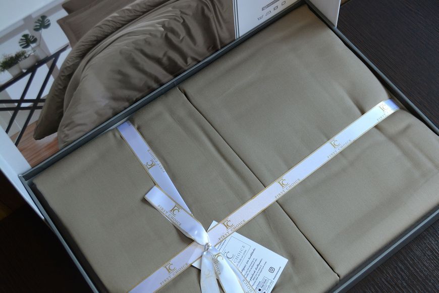 Постільна білизна First Choice Cotton Satin сімейний Snazzy Mink 21265-К фото
