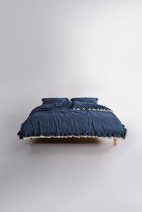 Постільна білизна Limasso Stonewashed Ranforse євро Dora Dress Blue 41614-К фото