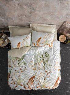 Постільна білизна євро розмір Cotton Box Lux Satin Luster Bej 1002913 фото