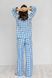 Піжамний бавовняний костюм з брюками Blue Plaid (XL/XXL) HL0073-29-69 фото 3