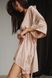 Халат шовковий Nude, бежевий SH0006-01-04 фото 3