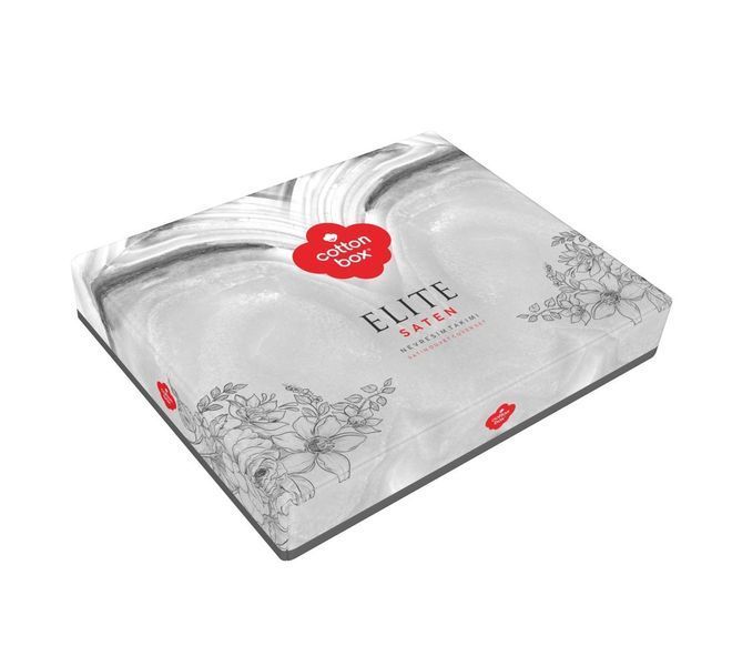 Постільна білизна євро розмір Cotton Box Elite Satin Sendero Haki 31658-К фото