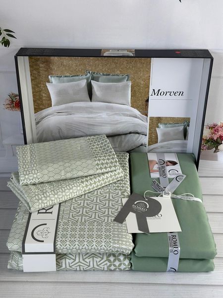 Постільна білизна євро Romeo Home Satin Morven 6263 фото