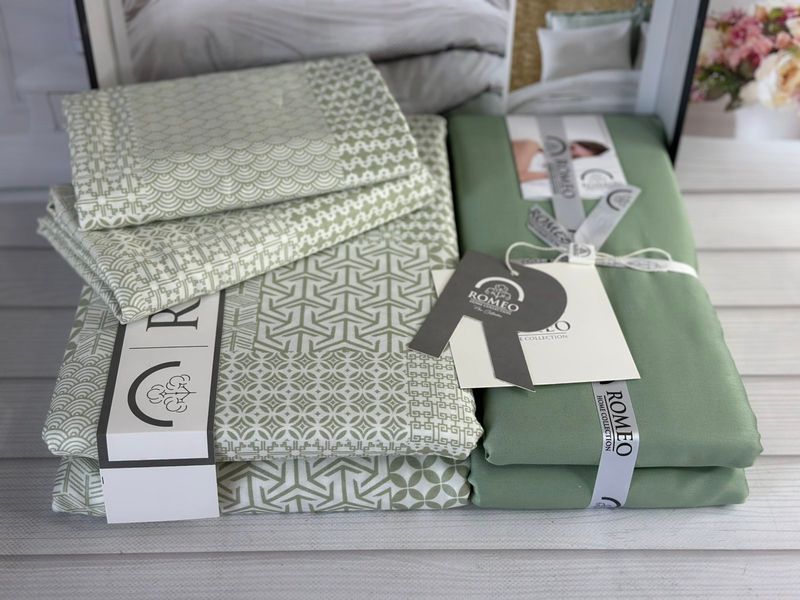 Постільна білизна євро Romeo Home Satin Morven 6263 фото