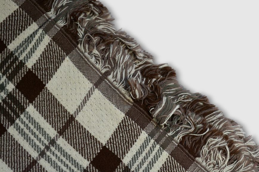 Бавовняний плед-покривало First Choice 240&times;220 см Ruma Plaid Brown 2085-06-К фото