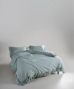 Постільна білизна Limasso Stonewashed Francesca розмір євро Mint 40960-К фото