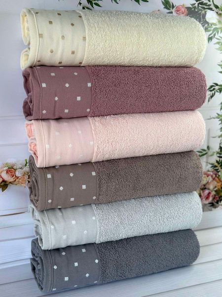 Набір махрових рушників Cestepe MicroCotton Premium Inci 50х90 см лицеві 6 шт 6178 фото