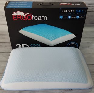 Подушка з охолоджуючою гелевою вставкою Ergo foam Gel 21025 фото