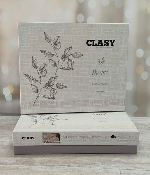 Постельное белье Clasy Marlet v5 вареный хлопок размер евро серый 1011122 фото