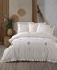 Постельное белье Saheser Stonewashed Ranforce размер евро Florita Beige 41240-К фото 1
