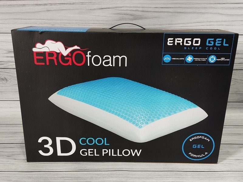 Подушка з охолоджуючою гелевою вставкою Ergo foam Gel 21025 фото