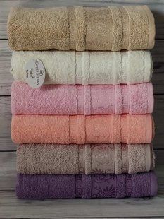 Набір махрових рушників Sweet Dreams 50х90 см 6 шт 3973 фото