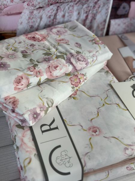 Постільна білизна євро Romeo Home Satin Luna 6261 фото