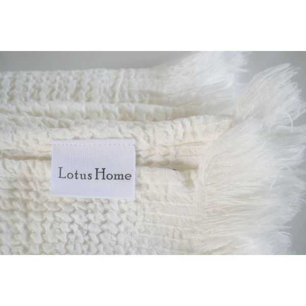 Рушник Lotus Home - Rius off white молочний 50*100 svt-2000022323321 фото