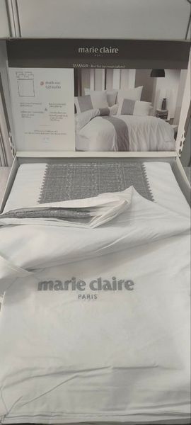 Постільна білизна Marie Claire Tamara White ранфорс євро 1004403 фото
