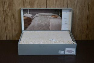 Махровое покрывало Pupilla 220 х 240 см Fruit Pudra 15171-К фото