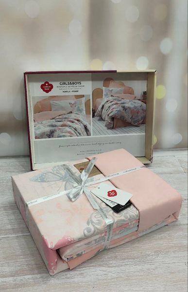 Постільна білизна Cotton Box Kimela Pink полуторний 100281 фото