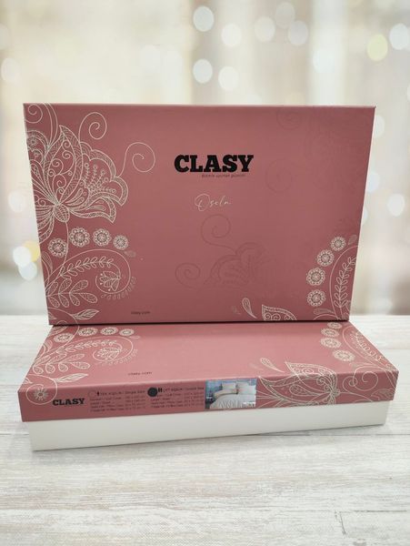 Постільна білизна з вишивкою Clasy Osela V4 євро ранфорс 1012581 фото