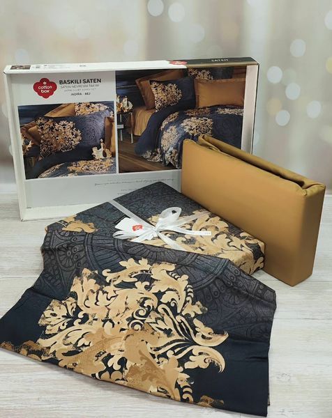 Постельное белье евро размер Cotton Box Lux Satin Jadira Bej бежевый 1002942 фото