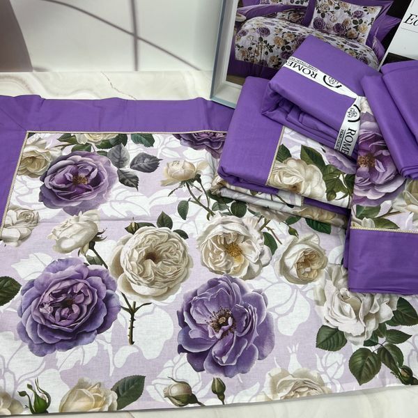 Постільна білизна Romeo Home Poplin 5D Echelon розмір євро 00015 фото