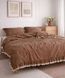 Постільна білизна Limasso Stonewashed Ranforse євро Dora Woodsmoke 41619-К фото 1