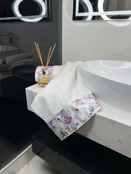 Махровые полотенца с 3D узором Плотность 500 г/м&sup2; Belizza 3674 фото