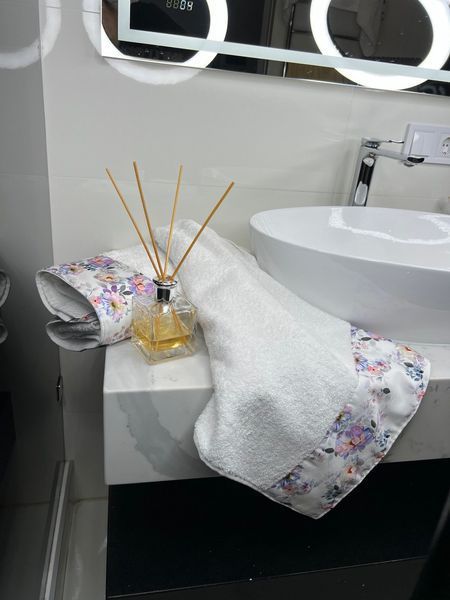 Махровые полотенца с 3D узором Плотность 500 г/м&sup2; Belizza 3674 фото