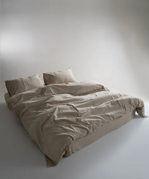 Постільна білизна Limasso Stonewashed Ranforse полуторний Oxford Tan 21463-К фото