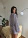 Рубашка длинный рукав + шорты из льна полоска пудра S/M 270p фото 6