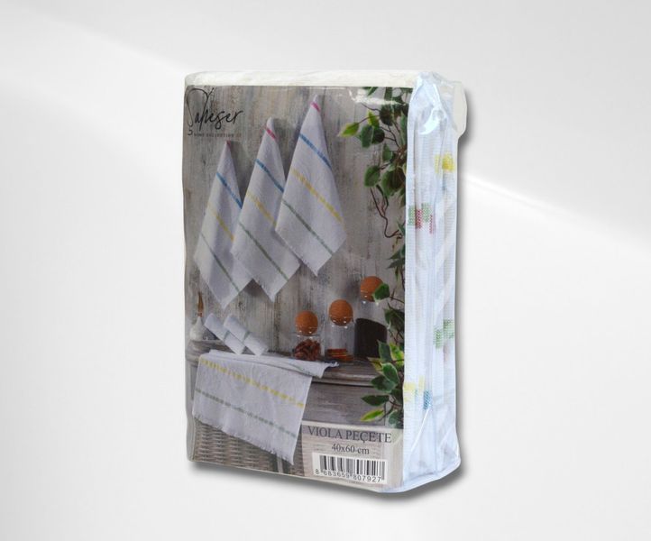 Набір кухонних рушників Saheser 40х60 см Viola 6 шт 30327-К фото