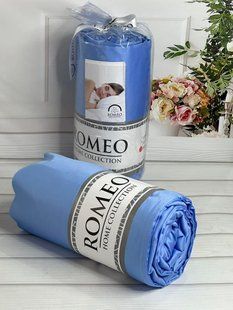 Простирадло на резинці 180х200см сатин Romeo Home 5702 фото