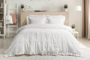 Постельное белье Saheser Jacquard евро Leona Bej 41483-К фото