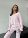 Домашній костюм Кофта + Штани, рожевий S/M 195r фото 3
