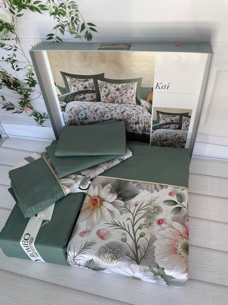 Постільна білизна Romeo Home Poplin 5D Kai розмір євро 00018 фото