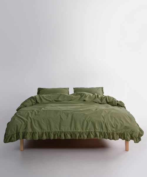 Постільна білизна Limasso Stonewashed Ranforse євро Sicilia Capulet Olive 41622-К фото