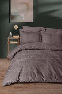 Постільна білизна Saheser Delux Jacquard Satin євро розмір Robin Vizon 41677-К фото