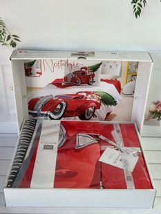 Постільна білизна Romeo home Digital Ранфорс 3D полуторний Nostalgic 6084 фото