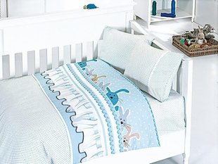 Постільна білизна для новонароджених First Choice Baby Ginny Blue 21275-К фото