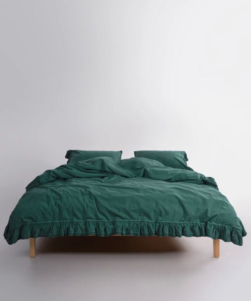 Постільна білизна Limasso Stonewashed Ranforse євро Sicilia Darc Green 41624-К фото