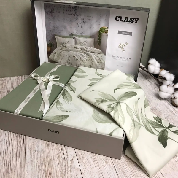 Постільна білизна євро Clasy Premium Satin Mass V2 1005565 фото