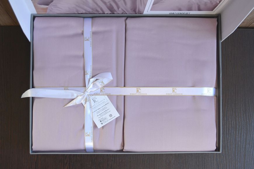 Постельное белье First Choice Cotton Satin евро Snazzy Lavender 21226-К фото