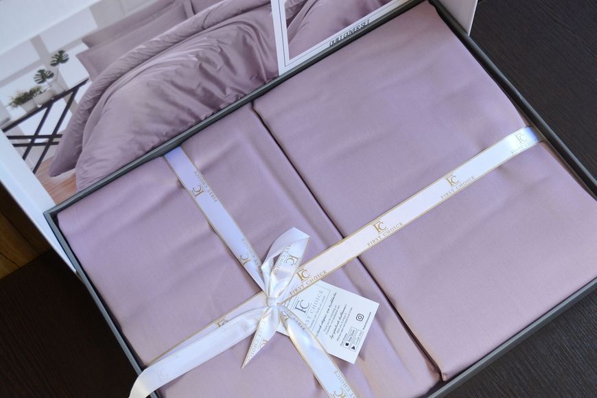Постельное белье First Choice Cotton Satin евро Snazzy Lavender 21226-К фото