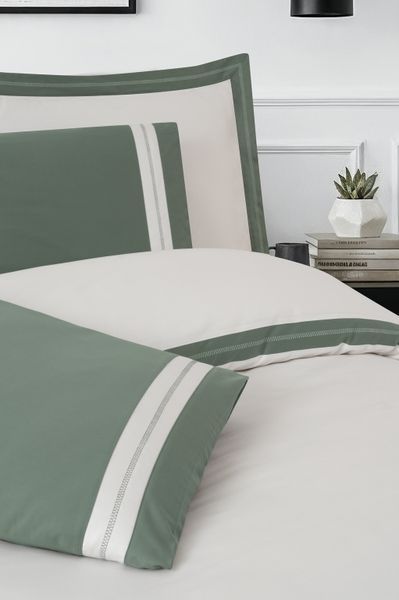 Постельное белье евро размер La Romano Mona Premium Satin Alara Cream 41585-К фото