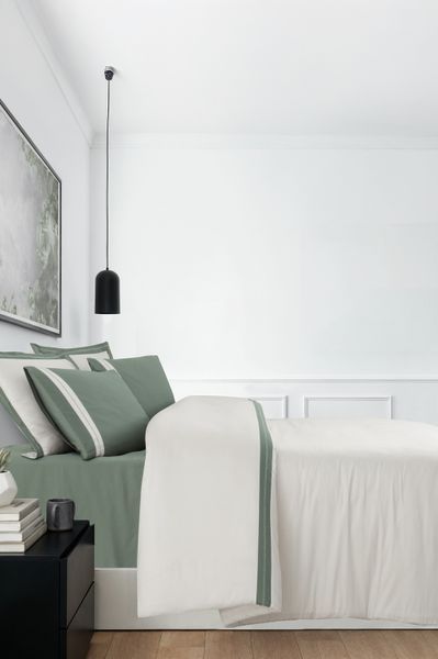 Постельное белье евро размер La Romano Mona Premium Satin Alara Cream 41585-К фото