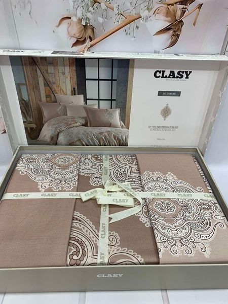 Постільна білизна євро Clasy Premium Satin Mudonse 1005566 фото